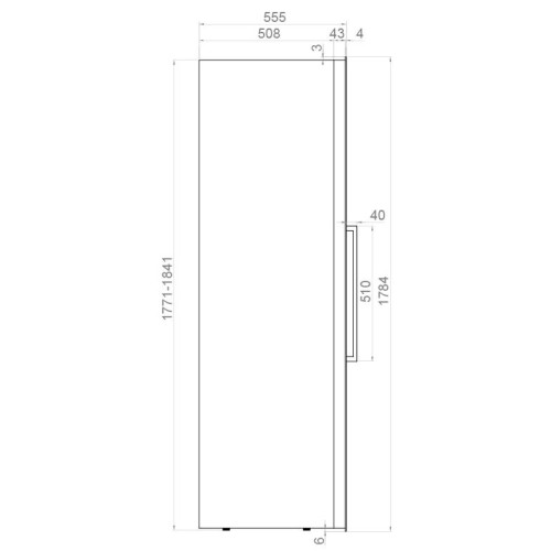 Встраиваемый винный шкаф Pando PVMAV 178-112CRR