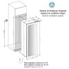 Встраиваемый винный шкаф Pando PVMAVP 178-112CRR