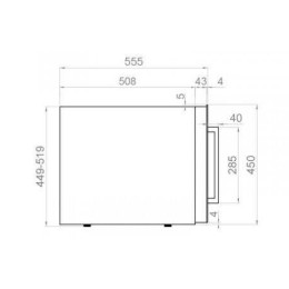 Встраиваемый винный шкаф Pando PVMAVP 45-18CRR