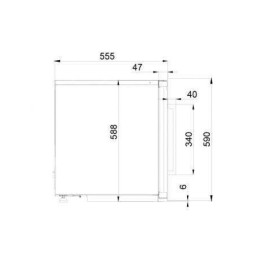 Встраиваемый винный шкаф Pando PVMAVP 60-25CRR