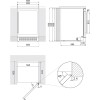 Встраиваемый винный шкаф Pando PVMB 60-46CRR