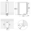 Встраиваемый винный шкаф Pando PVZB 15-9 XR