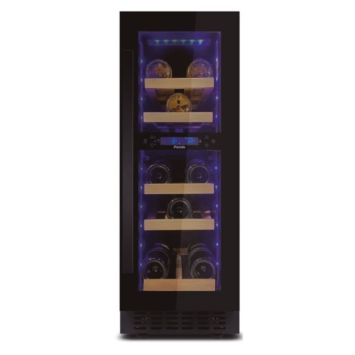Встраиваемый винный шкаф Pando PVZB 30-16XL