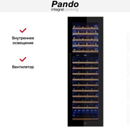 Встраиваемый винный шкаф Pando PVMAV 178-112CRR