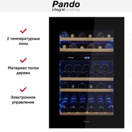 Встраиваемый винный шкаф Pando PVMAV 88-49CRR