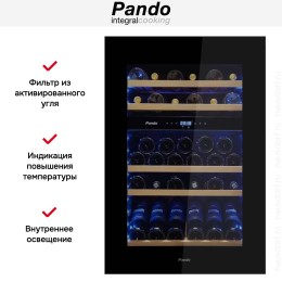 Встраиваемый винный шкаф Pando PVMAV 88-49CRR