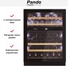 Встраиваемый винный шкаф Pando PVMBP 60-44CRR W