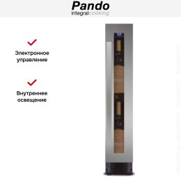 Встраиваемый винный шкаф Pando PVZB 15-9 XR
