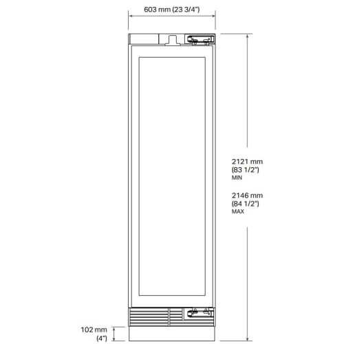 Встраиваемый винный шкаф Signature Kitchen Suite SKSCW243RP