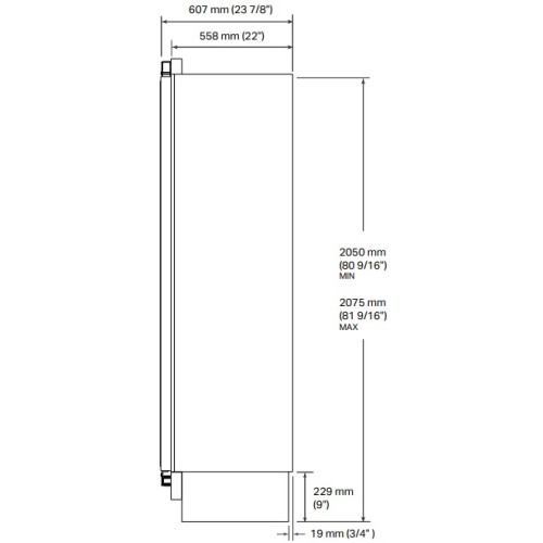 Встраиваемый винный шкаф Signature Kitchen Suite SKSCW243RP