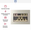 Встраиваемый винный шкаф V-ZUG WineCooler V4000 45 WC4T-51113 R Pearl mirror glass