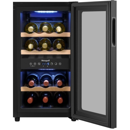Винный шкаф Weissgauff WWC-16 DualZone Compressor купить в Москве и Санкт-Петербурге