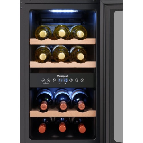 Винный шкаф Weissgauff WWC-16 DualZone Compressor купить в Москве и Санкт-Петербурге
